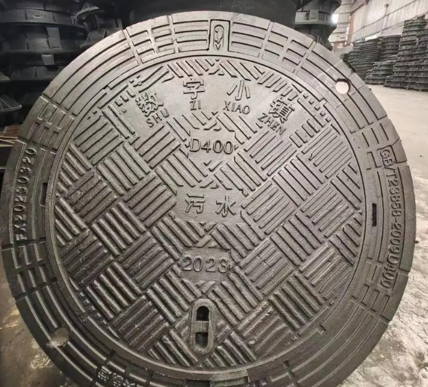 子洲球墨铸铁防沉降井盖展示